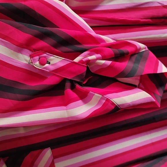 Torrid Harper 3/4 Sleeve Striped Blouse Size 4 - Picture 6 of 6